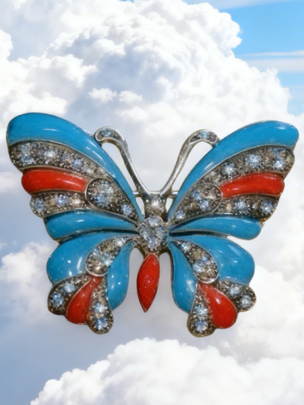 Butterfly brooch